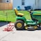 Stalwart Mower Lift - 880lb Capacity Telescopic Maintenance Jack for Lawn Mowers & Tractors by Red 75-CAR2028 - alternate 4